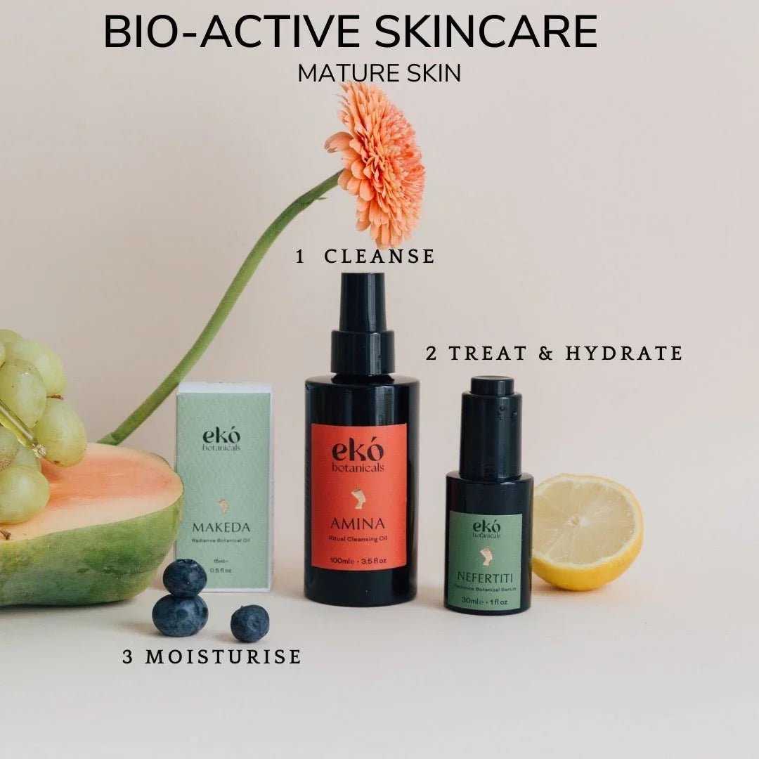3 - Step Glow Ritual Set for Radiant Skin - EKÓ BOTANICALS