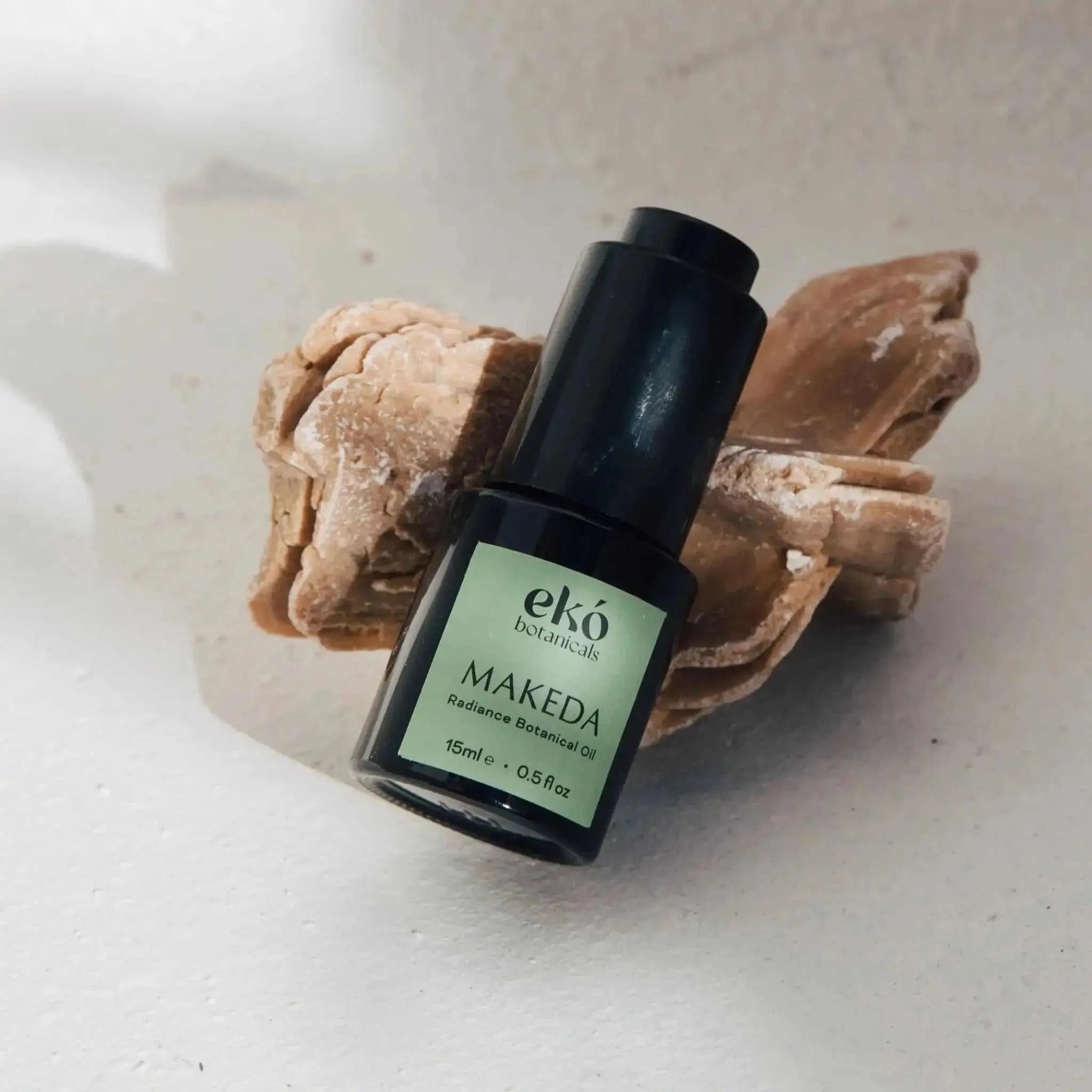 Makeda Radiance Ageless Botanical Oil bottle for skin nourishment